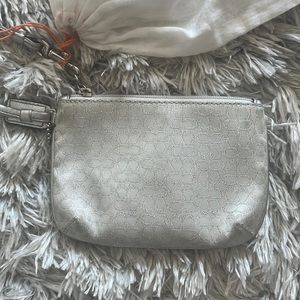 Coach Silver Wristlet